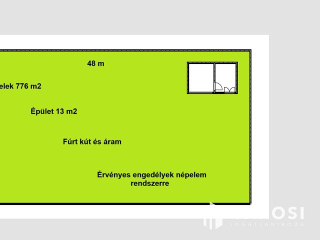 Jelenleg még zártkerti besorolású telek Pilisborosjenőn