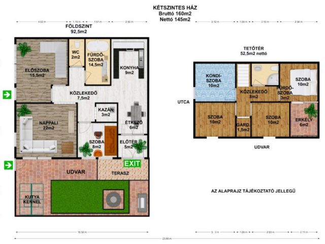 Felújított 4szobás családi ház,mellette kiadható ingatlannal