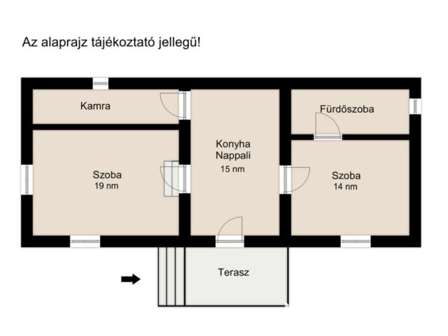 Felújítandó ház egy csendes kis településen