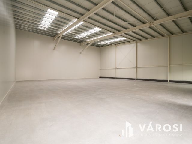 Eladó új, 6 méter belmagasságú raktár Vecsésen
