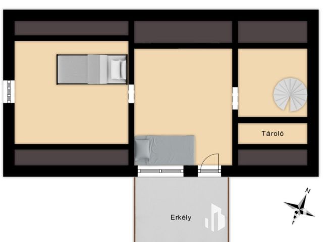 Hétvégi ház nagy kerttel Sziksóstón