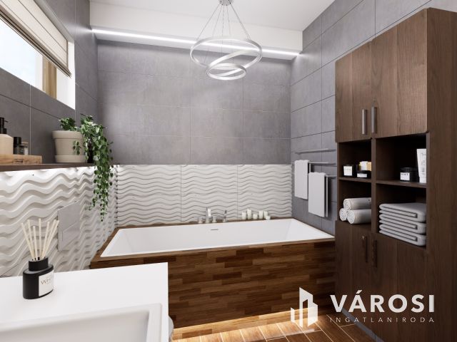 Modern, hőszivattyús, 95 m2-es családi ház népszerű helyen