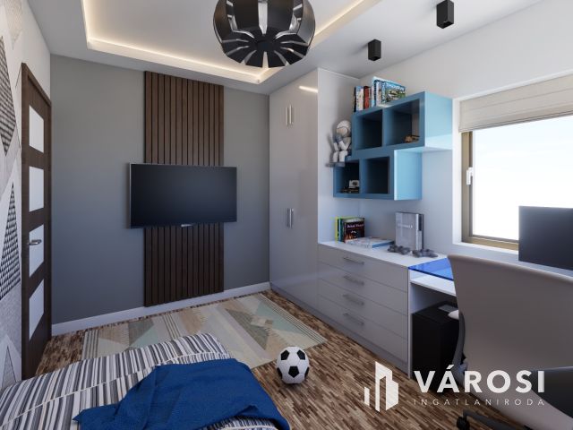 Modern, hőszivattyús, 106 m2-es családi ház népszerű helyen