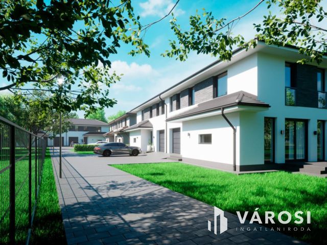 Hatvan utcai kertben eladó 1 emeletes ikerház