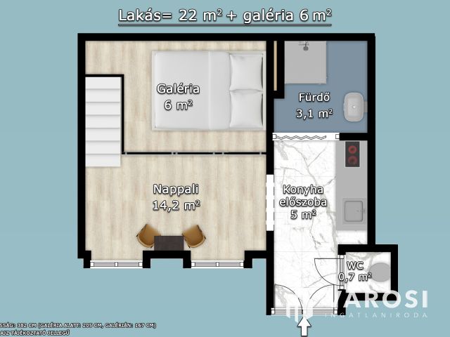 Befektetésnek ideális lakás a 6. kerület szívében