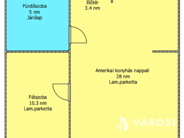 Arany János úton 1. emeleti, frissen felújított lakás eladó!