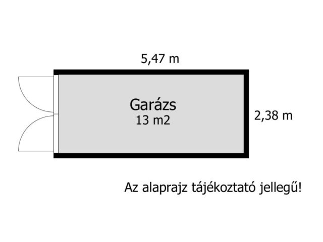 Eladó garázs Győr Nádorvárosban