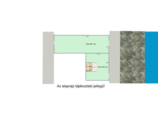 Eladó nyaraló + szomszédostelek Kalocsa–Meszesi Dunaparton!